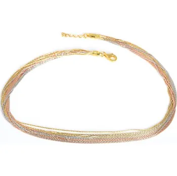 Náhrdelník Dámský stříbrný náhrdelník 57788F + Dárek zdarma