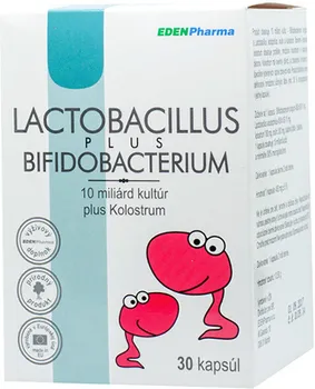 Edenpharma Lactobacillus + Bifidobacterium 30 cps.
