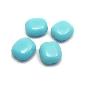 Dětské navlékací korálky Skleněný korálek - polštářek (4 ks)