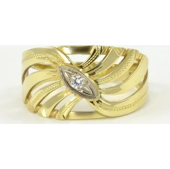 Prsten Masivní dámský prsten se zirkonem 0009 + DÁREK ZDARMA