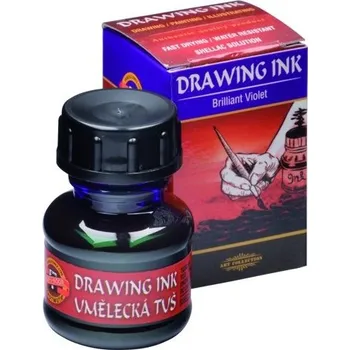 Výtvárné potřeby Brilantní violet umělecká tuš Koh-I-Noor 20 g 2340