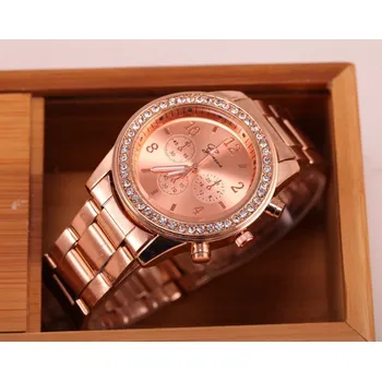 Hodinky Načančaná.cz Dámské Geneva hodinky Kovostyl - 3 barvy Barva: Růžová zlatá