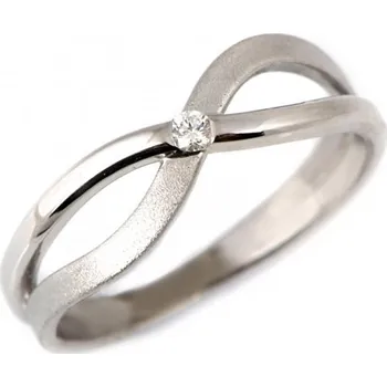 Prsten Zlatý prsten s diamantem bp0043 + DÁREK ZDARMA