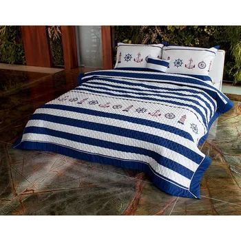 Povlečení Matějovský Marine 140 x 200 cm, 70 x 90 cm zipový uzávěr