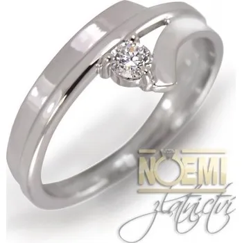 Prsten Zlatý prsten s briliantem 2019 + DÁREK ZDARMA