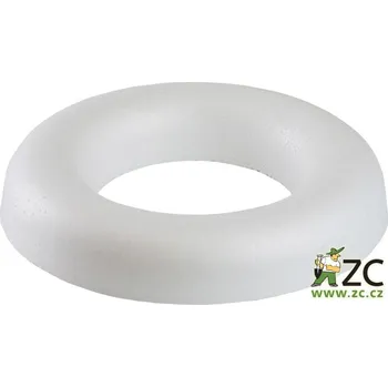 Polystyrenový věnec 25 cm půlka