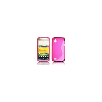 Pouzdro na mobilní telefon ForCell silkonové pouzdro kryt Lux S Pink pro HTC Desire X