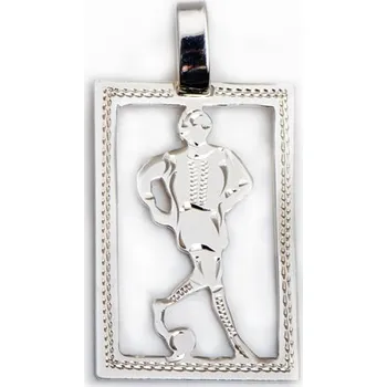 Přívěsek Stříbrný přívěšek fotbalisty strz0271f