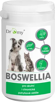 Kloubní výživa pro psa a kočku Dromy Boswellia 120 tbl.