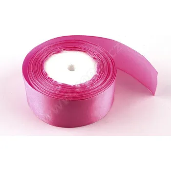 Stuha Stuha saténová 4 cm x 23 m - růžová Množství: 1 m