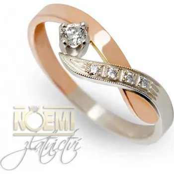 Prsten Zlatý prsten s brilianty + DÁREK ZDARMA