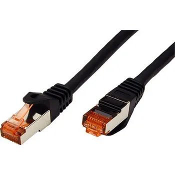 Počítač ROLINE S/FTP patchkabel kat. 6, Component Level, LSOH, 1,5m, černý - 21.15.2654