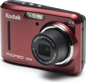 digitální kompakt Kodak Friendly Zoom FZ43 červený