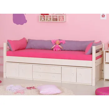 Jednolůžko zvýšené pro skříňky-zvyšující prvky Domestav D911d Materiál: Buk cink, Povrchová úprava: Olej