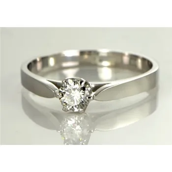 Prsten Zásnubní briliantový prsten 0002 + DÁREK ZDARMA