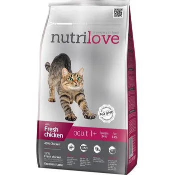 Krmivo pro kočku Nutrilove Cat Adult Fresh Kuře
