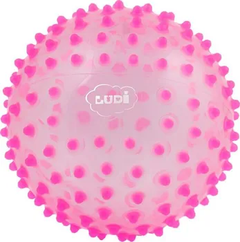 Hračka pro nejmenší Ludi Senzorický míček růžový 20 cm
