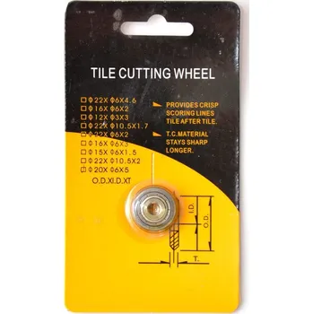 Pracovní nůž Genborx Náhradní řezací kolečko typ 8117 YG6X - 20 k řezačce JT 900