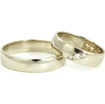 Prsten Zlaté snubní prsteny 0017 + DÁREK ZDARMA