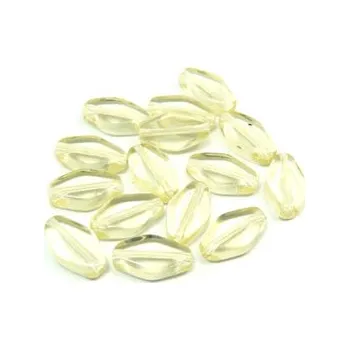 Korálek Skleněný korálek - kosodélník (17 ks )