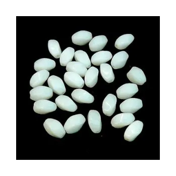 Dětské navlékací korálky Skleněný korálek - vrtule hladká (28 ks)