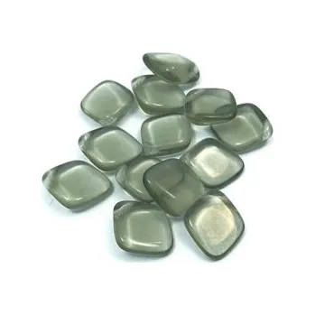 Dětské navlékací korálky Skleněný korálek - okvětní lístek (13 ks)