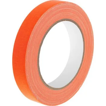Lepicí páska Popisovací páska PROGAF fluorescentní oranžová 19 mm, návin 22m