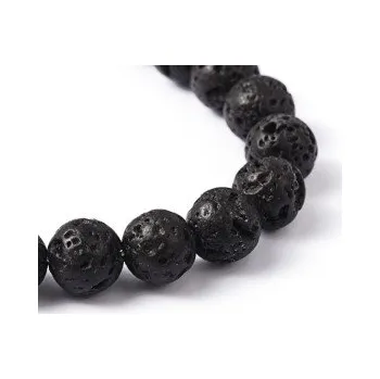 Korálek Lávové korálky 10mm (6ks)