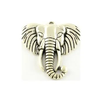 Přívěsek Přívěsek sloní hlava 55x48mm
