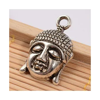 Přívěsek Přívěsek budha / hlava hudby 23x15mm