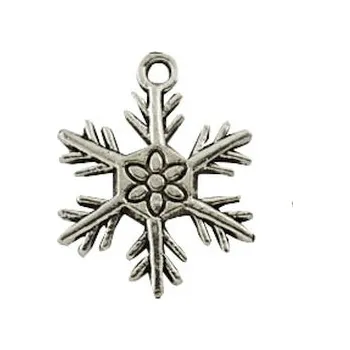 Přívěsek Přívěsek sněhová vločka 26x22mm