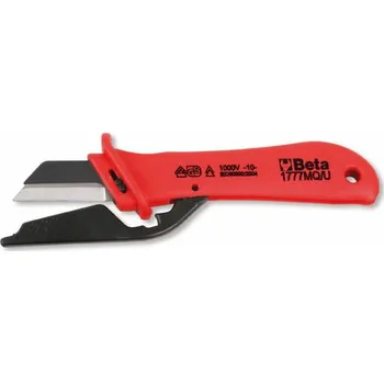 Pracovní nůž NŮŽ S IZOLACÍ 1000V-MODEL 1777MQ/U (Nůž na odizolování kabelů, izolovaný)