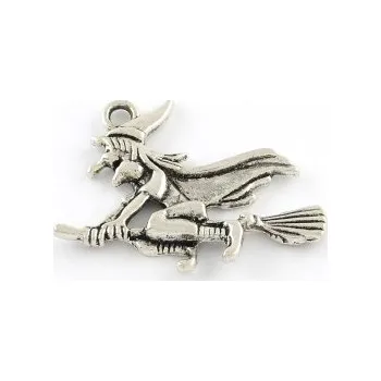 Přívěsek Přívěsek čarodějnice 37x30mm