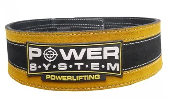 Opasek na posilování Power System Stronglift PS 3840 žlutý