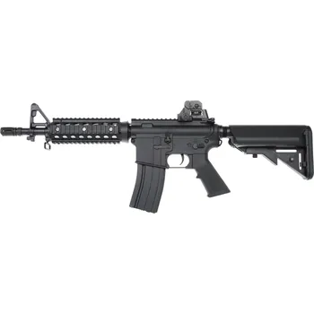 Airsoftová zbraň M4 CQB-R, nylon, Black, Cyma Sport, CM.606