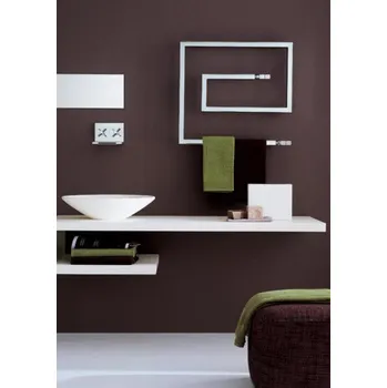 rozdělovač topení Designový topný žebřík včetně armatur SCIROCCO SNAKE 66 CHROM