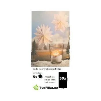 Výtvarná sada Sada na výrobu papírových hvězd MINI