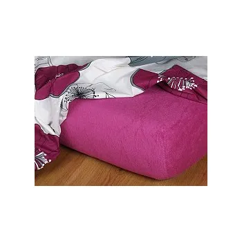 Prostěradlo Dadka Exclusive froté prostěradlo ostružinové 90 x 220 cm