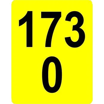 Dopravní značka Železniční značka - Staničník žlutý