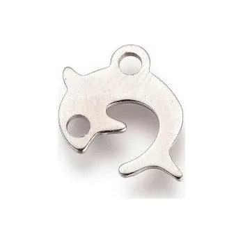 Přívěsek Přívěsek delfín 15x14mm chirurgická ocel