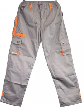 montérky Australian Line Desman pracovní kalhoty šedé/oranžové 48