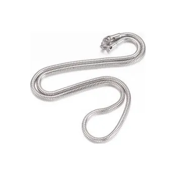 Řetízek Hadí řetízek chirurgická ocel 51cm se zapínáním, tl. 3mm (RCH10)