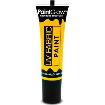 Speciální výtvarná barva Barvy na textil UV neon 13 ml -žlutá (Neon Yellow)