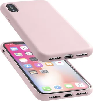 Pouzdro na mobilní telefon CellularLine Sensation pro Apple iPhone X růžové