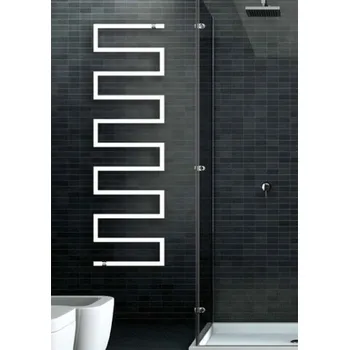 rozdělovač topení Designový topný žebřík včetně armatur SCIROCCO ONE CHROM