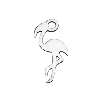 Přívěsek Přívěsek plameňák 15x7mm chirurgická ocel