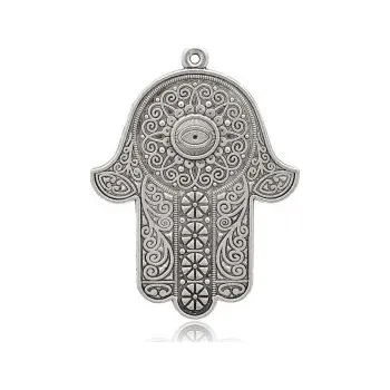 Přívěsek Přívěsek ruka Hamsa 63x48mm