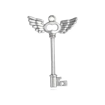 Přívěsek Přívěsek okřídlený klíč 62x44mm