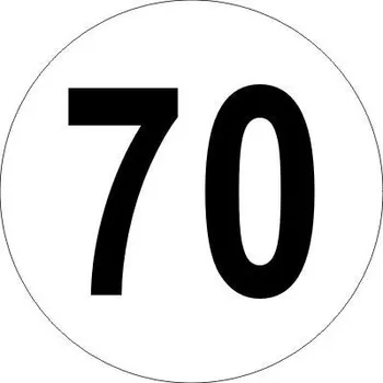 Dopravní značka Železniční značka - Rychlostník 3