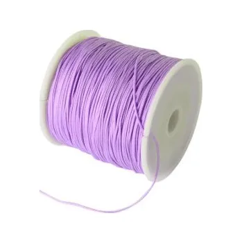 Korálek Nylonová šňůra lila 0,8mm (5m)